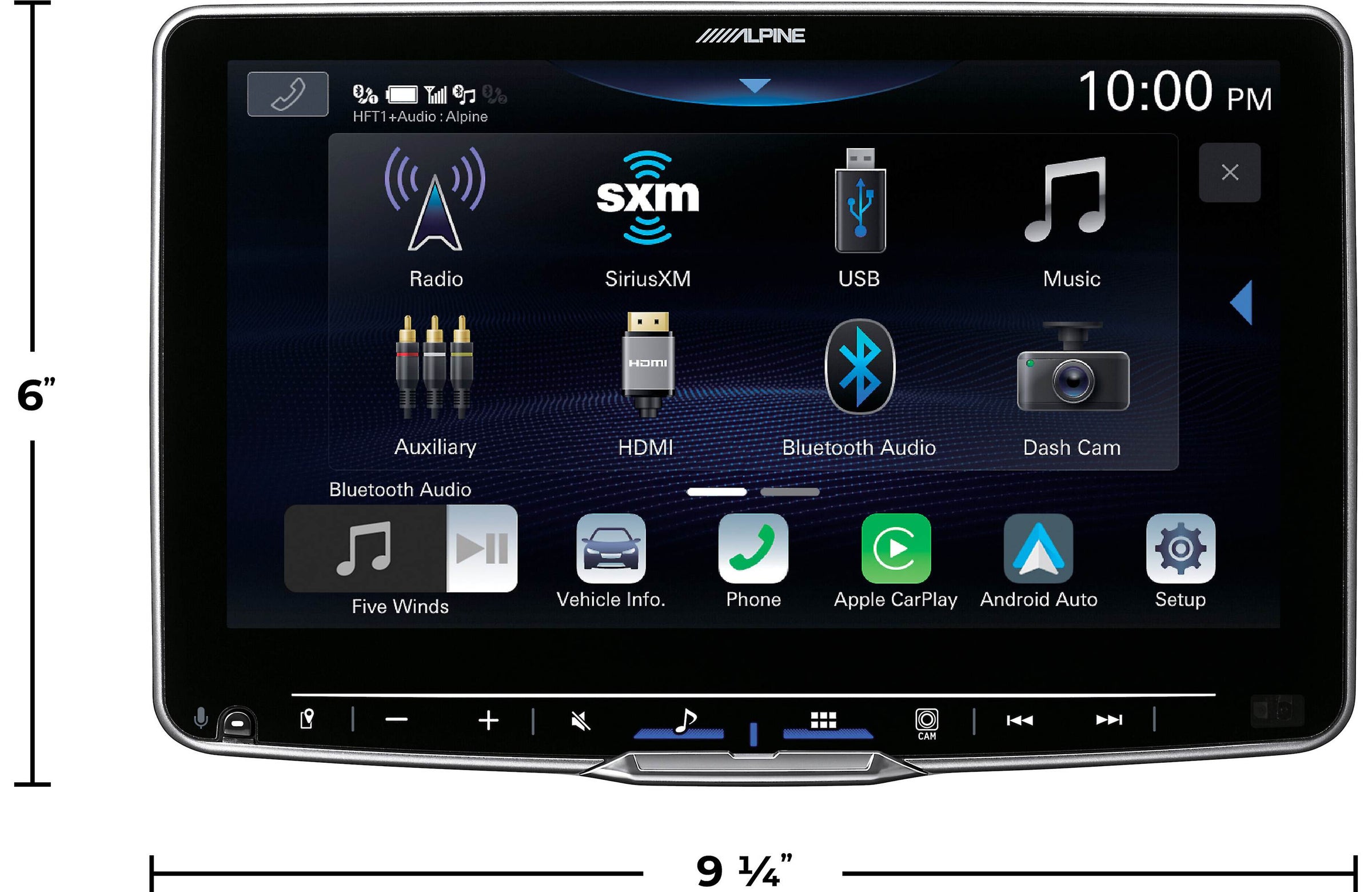 Dash Touchscreens, Auto Media Players, & Auto Receivers