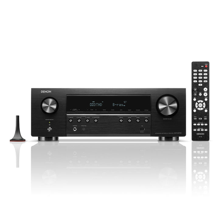 Denon AVR-S670H 5.2 Channel 8K Home Theater Receiver with Dolby TrueHD Audio, HDR10+, and HEOS Built-In