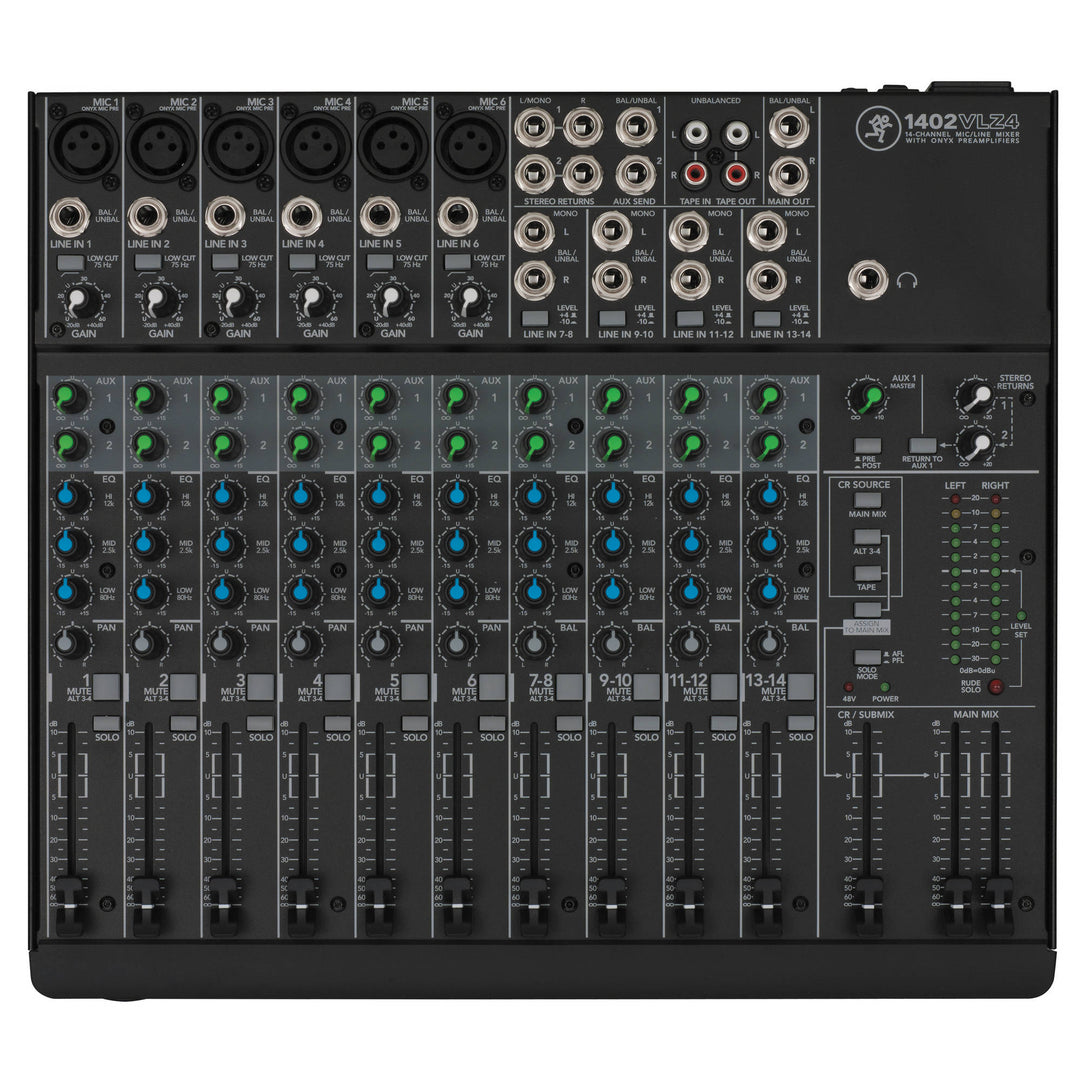 Mackie 1402VLZ4 14-Channel Compact Mixer - VLZ4 Series