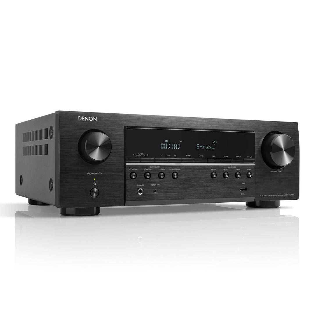 Denon AVR-S670H 5.2 Channel 8K Home Theater Receiver with Dolby TrueHD Audio, HDR10+, and HEOS Built-In