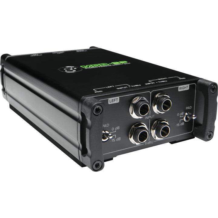 Mackie MDB-2P – Stereo Passive Direct Box for High-Quality Audio Conversion