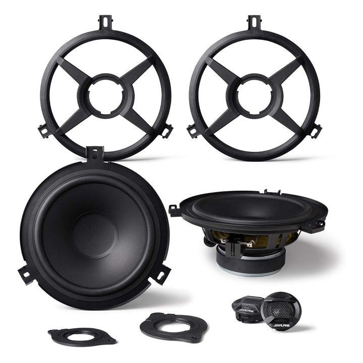 Alpine SPV-65X-WRA 2-Way Speaker System for 2007-2018 Jeep Wrangler JK