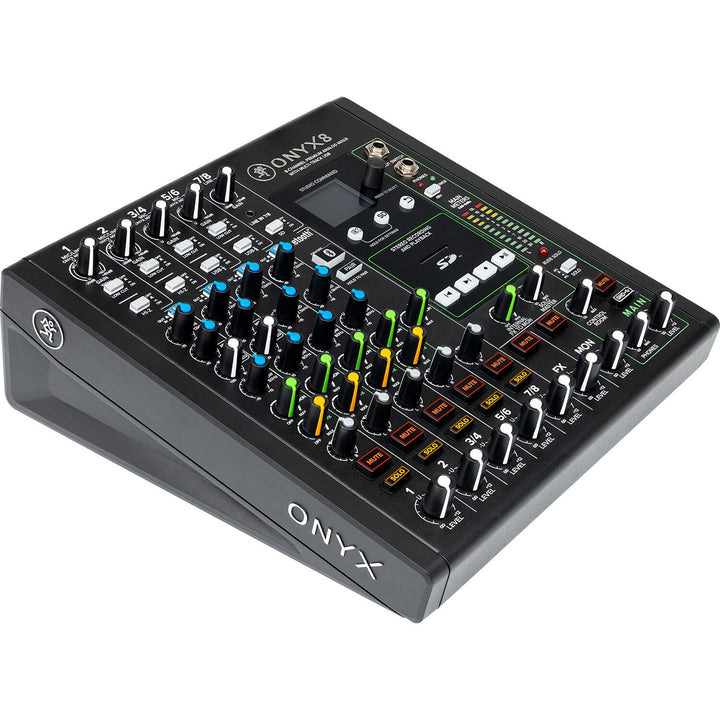 Mackie Onyx8 8-Channel Premium Analog Mixer with Multitrack USB