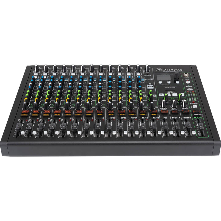 Mackie Onyx16 16-Channel Premium Analog Mixer with Multitrack USB