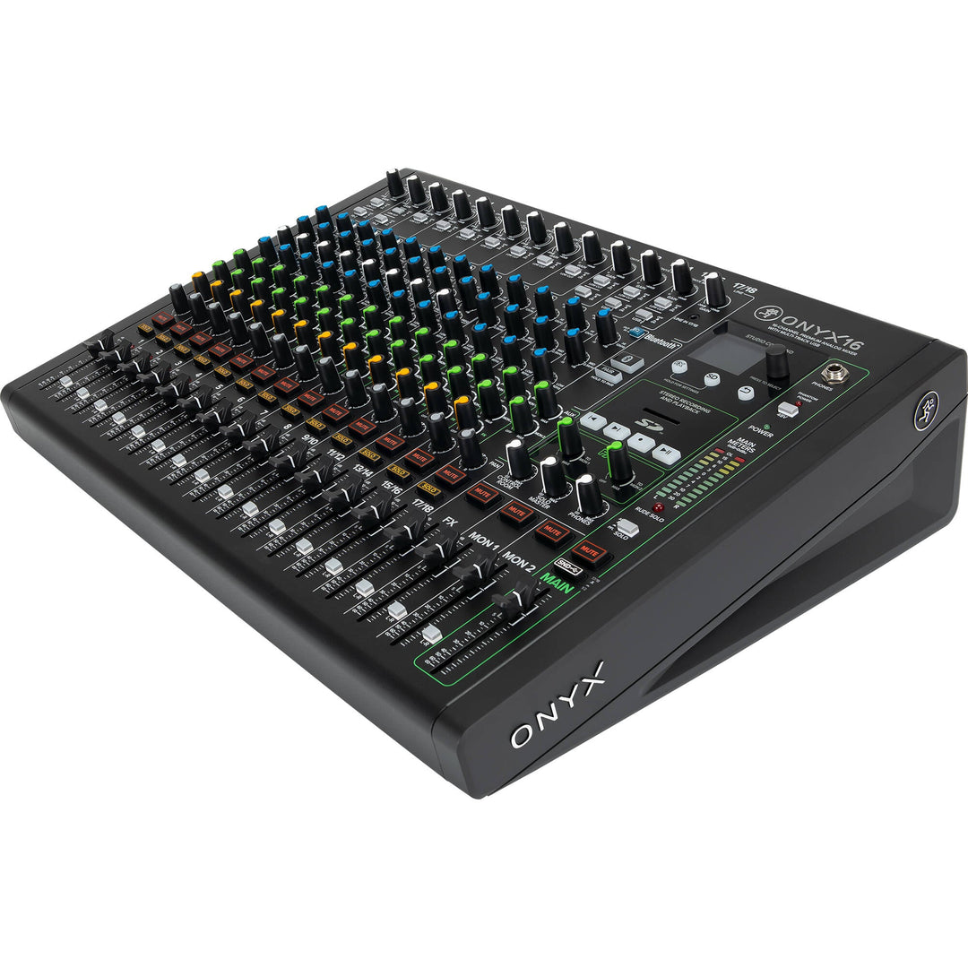 Mackie Onyx16 16-Channel Premium Analog Mixer with Multitrack USB