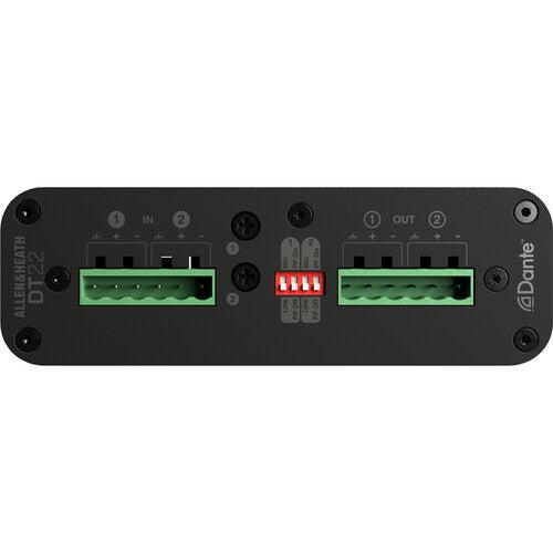 Allen & Heath Dante Input / Output Interface with No Power Supply AH-DT-22-M