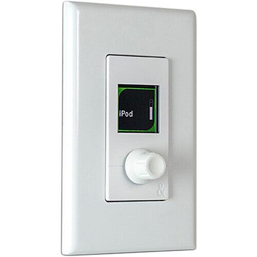 Allen & Heath IP1 Wallplate Programmable Remote Controller (White) AH-IP-1W