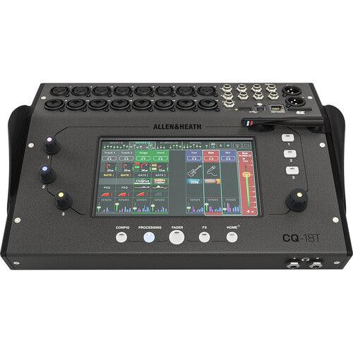 Allen & Heath CQ-18T 96kHz Digital Mixer with 7" Touchscreen WiFi and Bluetooth Connectivity AH-CQ18T