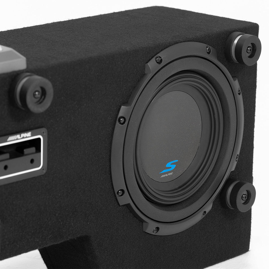 Alpine S-DB8V-TRK Halo S-Series 8" Loaded Truck Subwoofer Enclosure