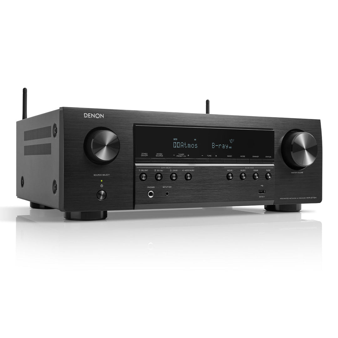 Denon AVRS770H 7.2 Ch. 75W 8K AV Receiver with HEOS Built-in