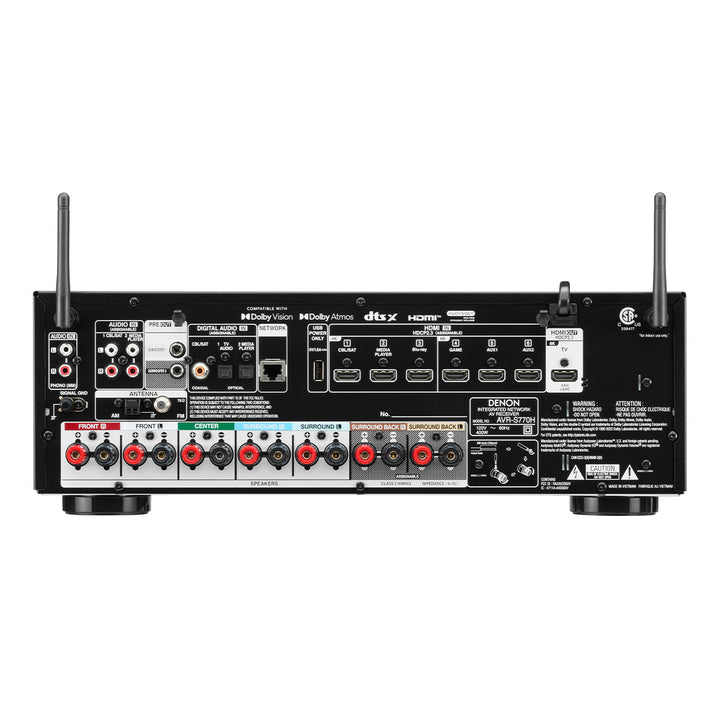 Denon AVRS770H 7.2 Ch. 75W 8K AV Receiver with HEOS Built-in