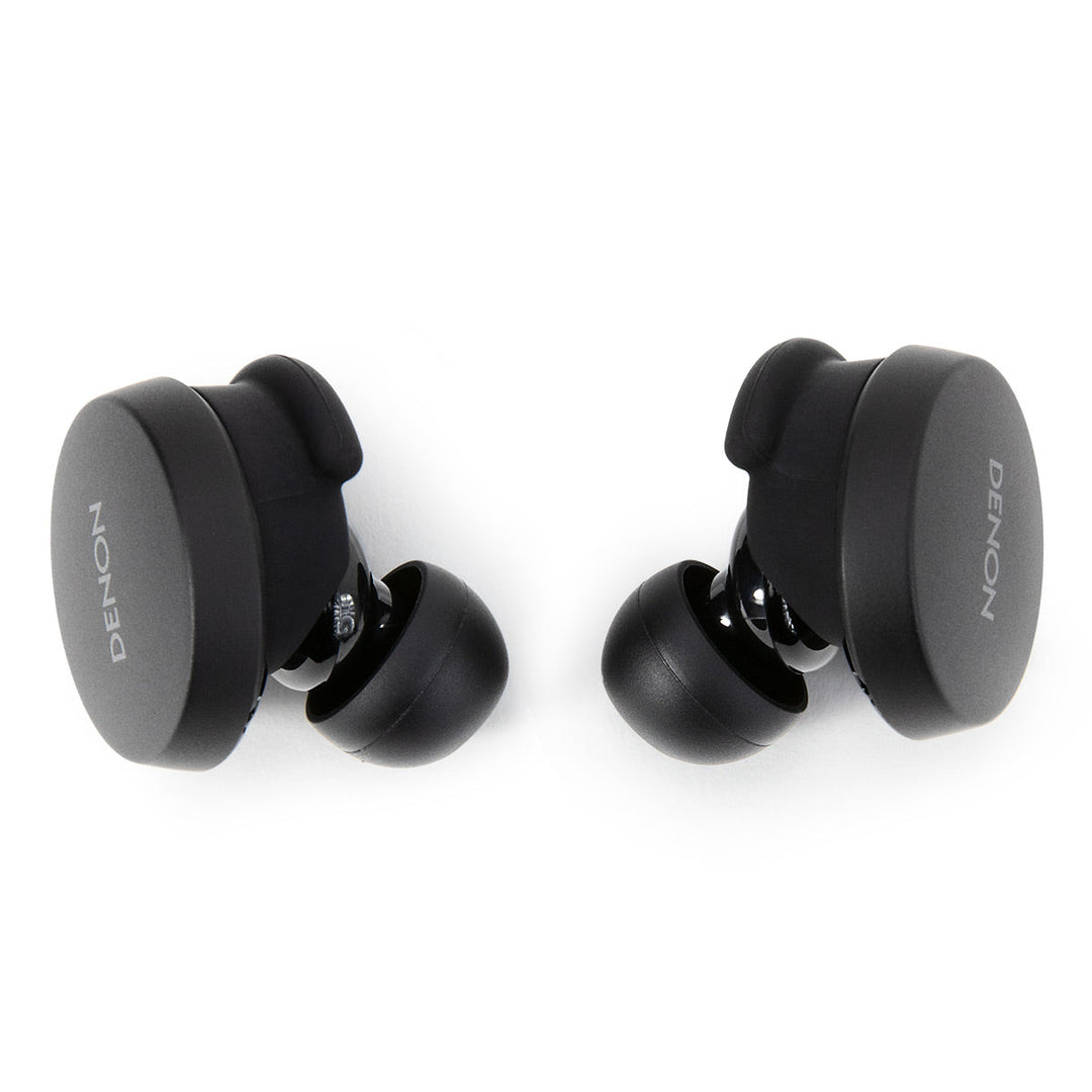 Denon PerL True Wireless Earbuds with Active Noise Cancellation & Adaptive Acoustic Technology (Black)