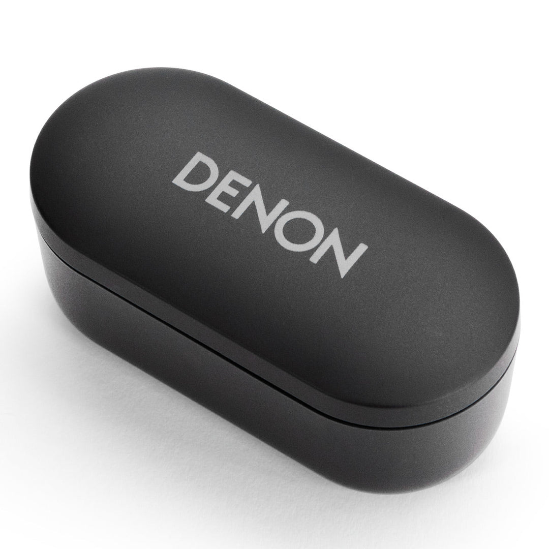 Denon PerL True Wireless Earbuds with Active Noise Cancellation & Adaptive Acoustic Technology (Black)