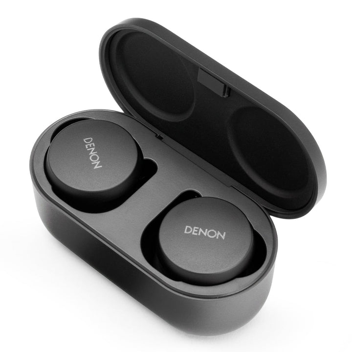 Denon PerL True Wireless Earbuds with Active Noise Cancellation & Adaptive Acoustic Technology (Black)