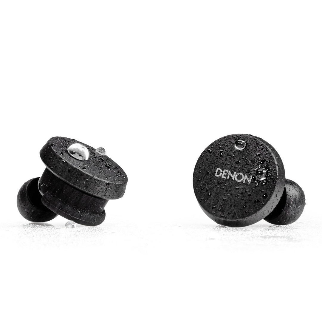 Denon PerL True Wireless Earbuds with Active Noise Cancellation & Adaptive Acoustic Technology (Black)