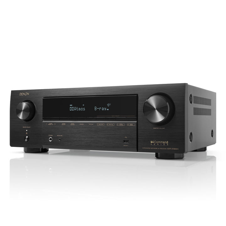 Denon AVRX1800H 7.2 Channel 175W 8K AV Receiver with HEOS® Built-in