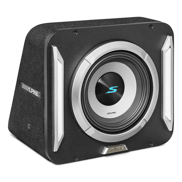 Alpine S2-SB8 Preloaded Sub Wedge Enclosure 8" Subwoofer for Powerful Bass