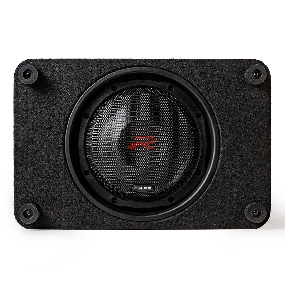 Alpine RS-SB10 Halo R-Series 10" Loaded Shallow Subwoofer Enclosure – Compact Bass