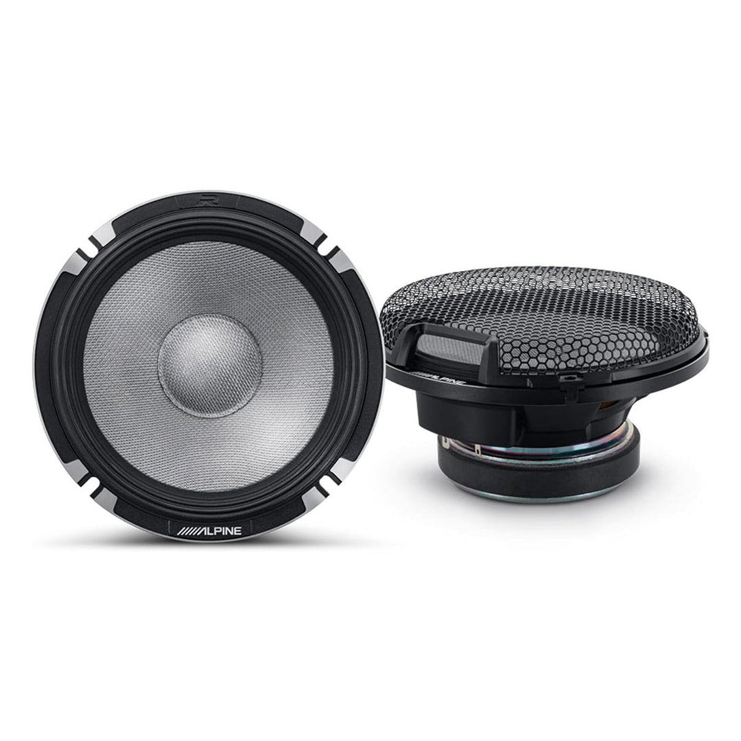 Alpine R2-S652 R-Series Pro 2-Way Component Speaker Set – 6.5" Hi-Res Audio Certified