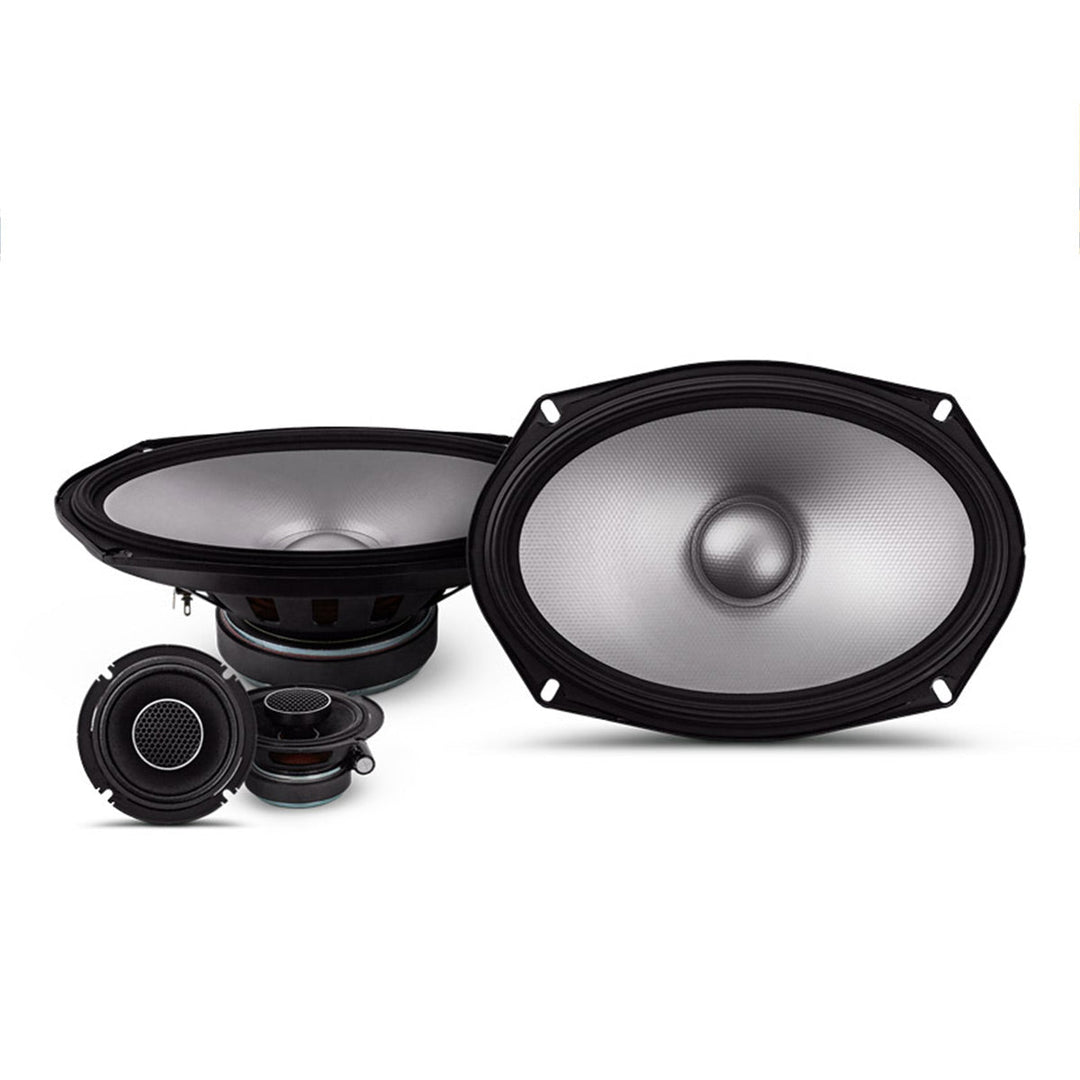 Alpine S2-S69C S-Series 6x9" 2-Way Component Speaker Set – Hi-Res Certified