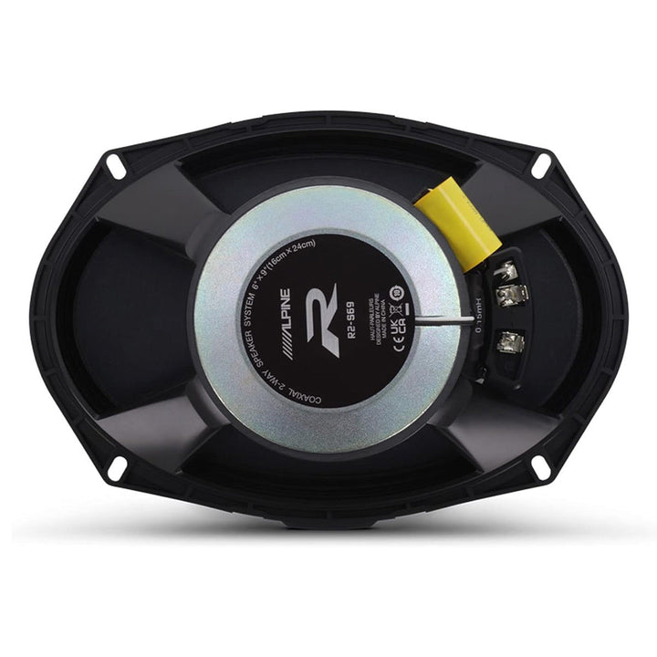 Alpine R2-S69 R-Series 6x9" Coaxial Car Speakers – High-Resolution Audio