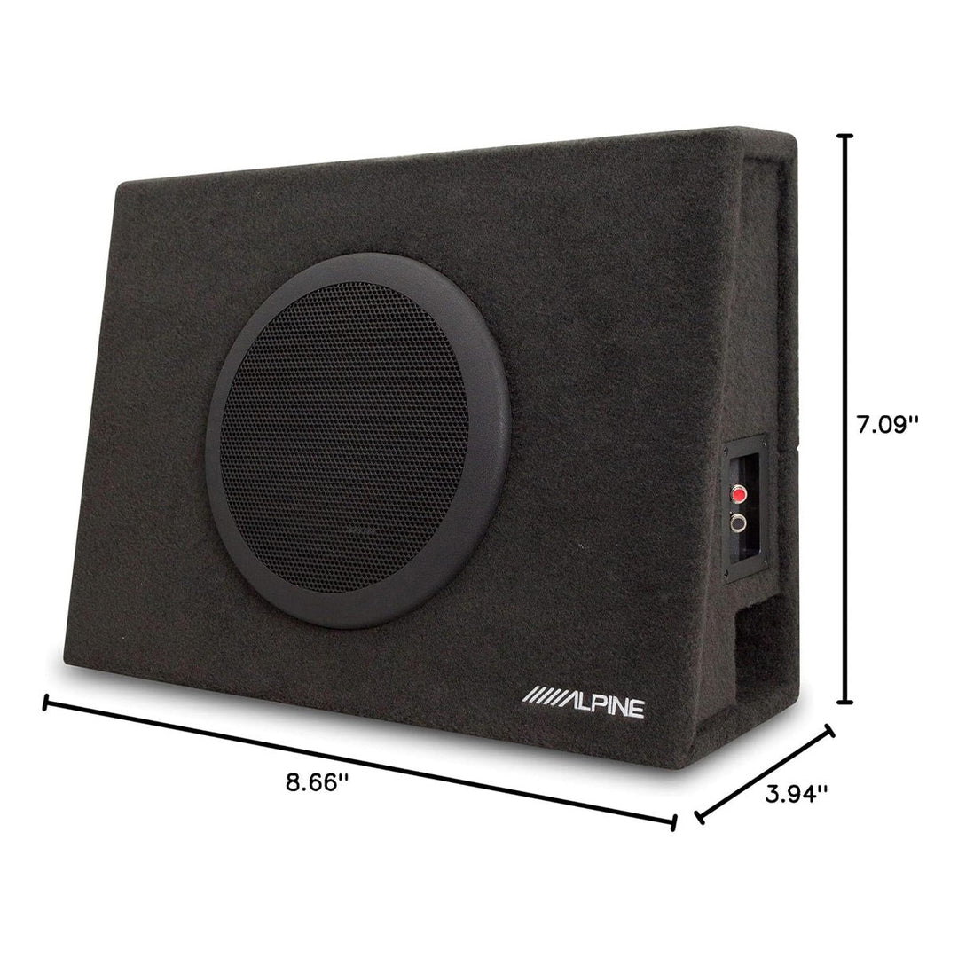 Alpine SBT-S10V 10" Loaded Truck Enclosure with SWT Subwoofer – Powerful Bass for Trucks