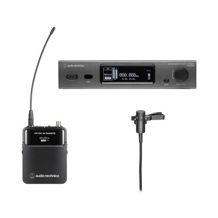 Audio-Technica ATW-3211N831 DE2 3000 Series Network Wireless Cardioid Lavalier System, 470-530 MHz