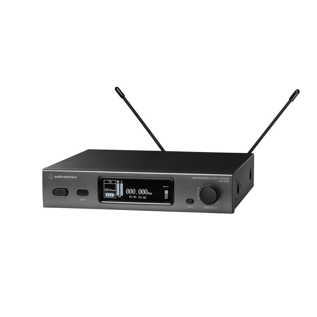 Audio Technica ATW-R3210DE2 3000 Series 4th Generation True Diversity Receiver 470.125 to 529.975 MHz