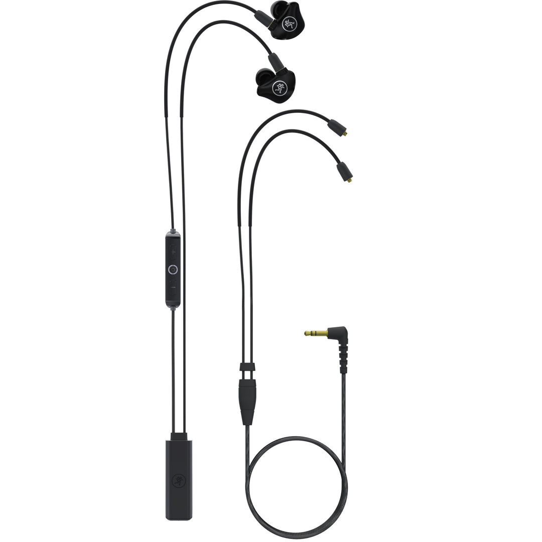 Mackie MP-120 BTA Single Dynamic Driver In-Ear Monitors with Bluetooth Adapter