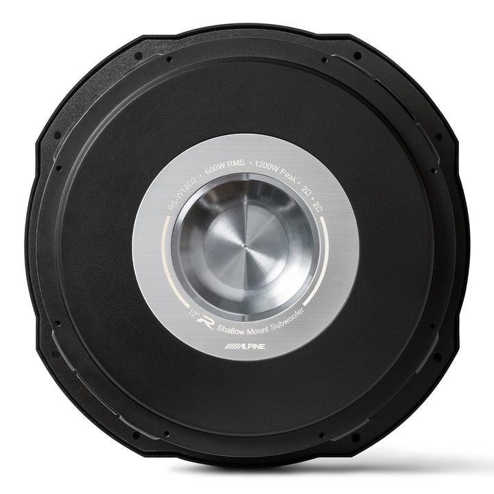 Alpine RS-W12D2 R-Series 12" Shallow-Mount 2-Ohm Subwoofer - Each