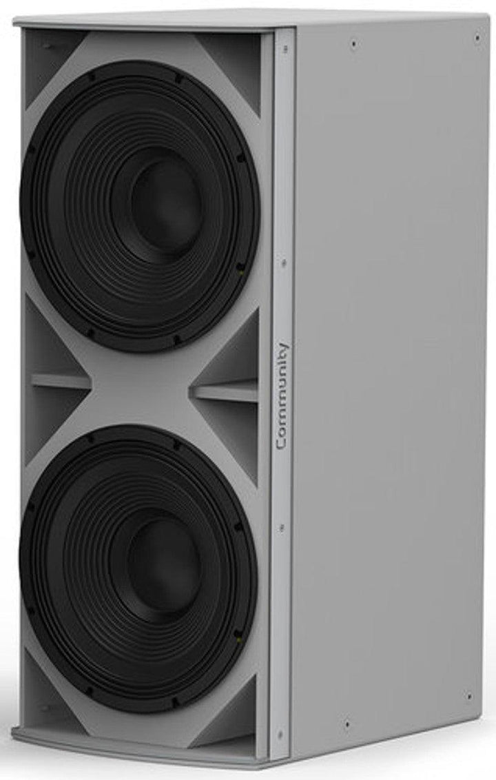 Biamp Community IS8-215W: High-Power Dual 15-Inch Subwoofer (White) - SKU 911.1161.900