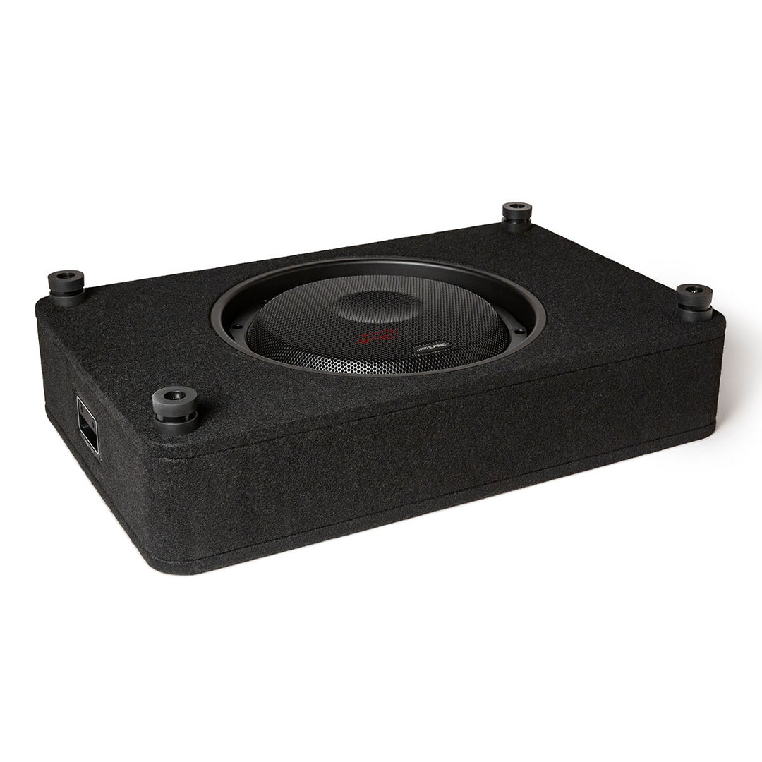 Alpine RS-SB12 Halo R-Series 12" Loaded Shallow Subwoofer Enclosure – Deep Bass