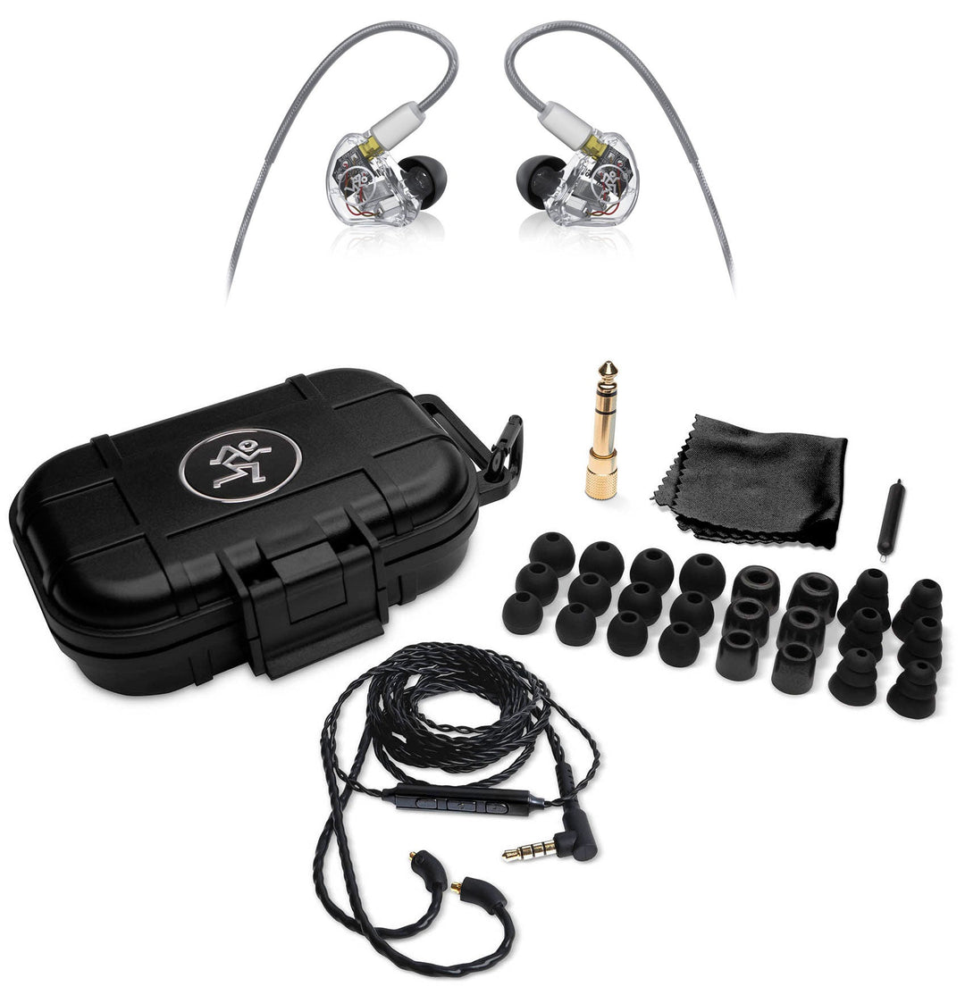 Mackie MP-360 Triple Balanced Armature Professional In-Ear Monitors with Hard Case