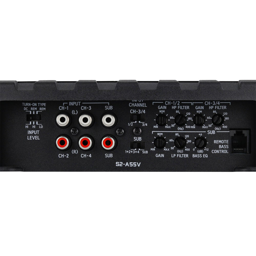 Alpine S2-A55V S-Series 5-Channel Power Amplifier – 540W RMS, Hi-Res Certified