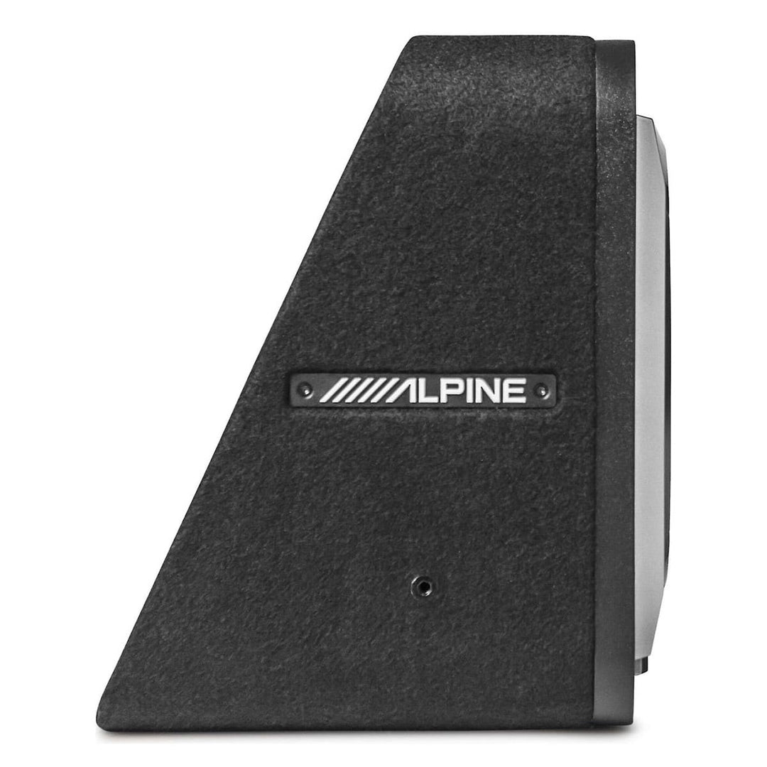 Alpine S2-SB8 Preloaded Sub Wedge Enclosure 8" Subwoofer for Powerful Bass