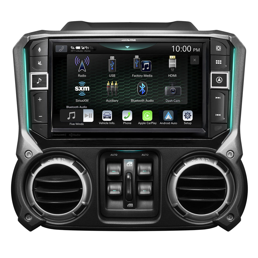 Alpine i509-WRA-JK 9" Media Receiver for 2011-2018 Jeep Wrangler