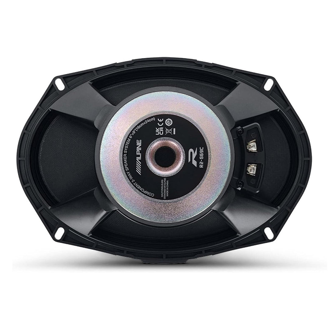 Alpine R2-S69C R-Series 6x9" Component Speaker Set – High-Resolution Sound