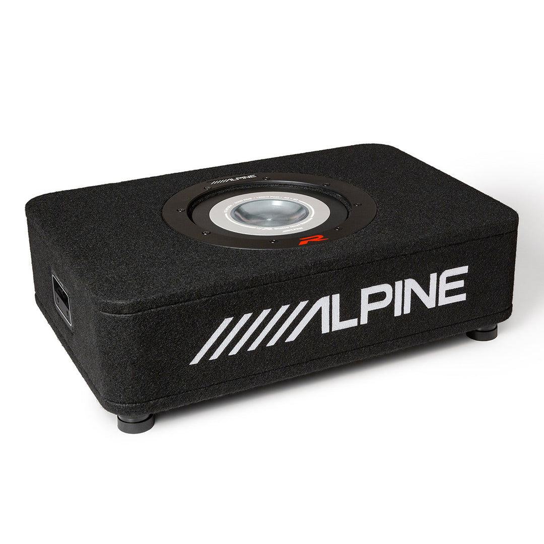 Alpine RS-SB10 Halo R-Series 10" Loaded Shallow Subwoofer Enclosure – Compact Bass