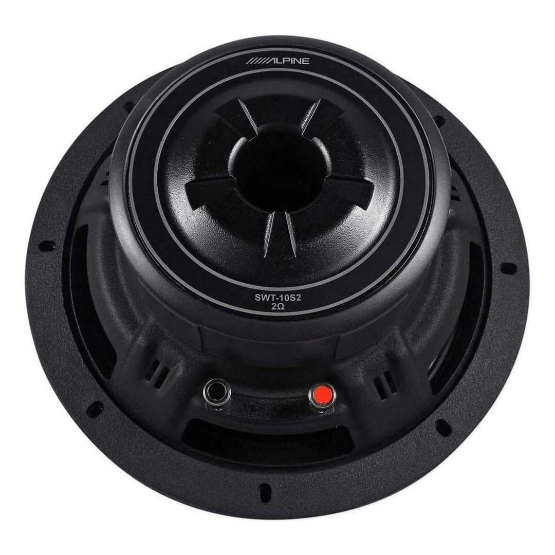 Alpine SWT-10S2 10" 2-Ohm Subwoofer - High-Power Car Audio Bass