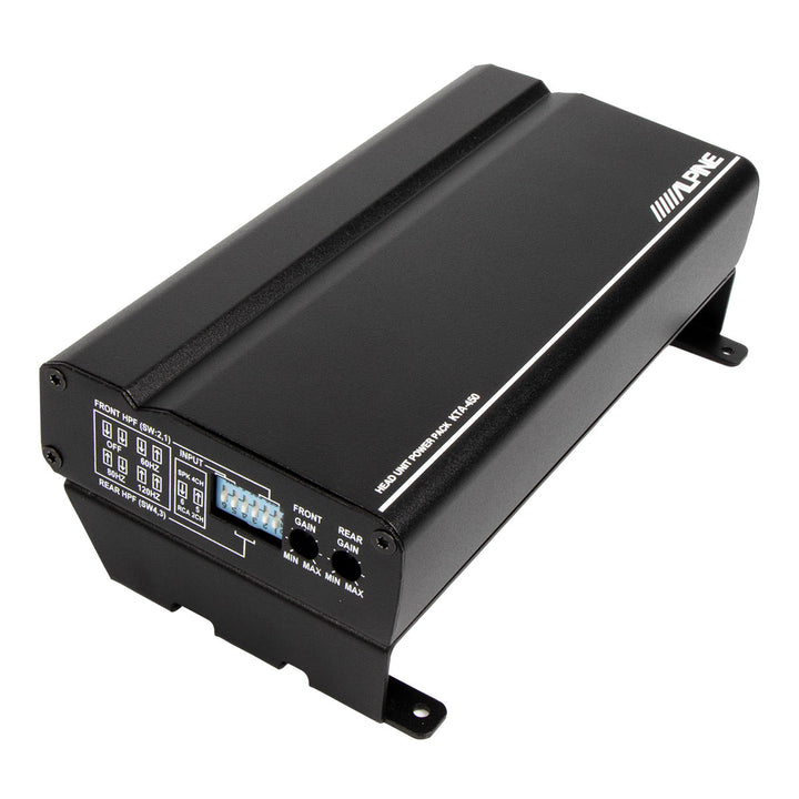 Alpine KTA-450 4-Channel Power Pack Amplifier – Compact, High Power Output