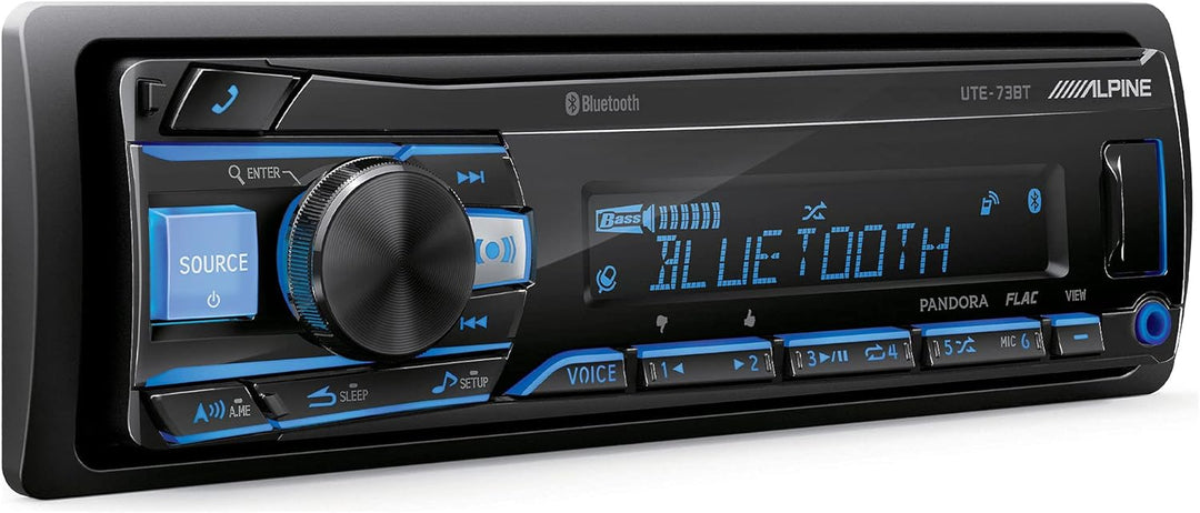 Alpine UTE-73BT Mech-Less Digital Media Receiver with Bluetooth® and USB Connectivity