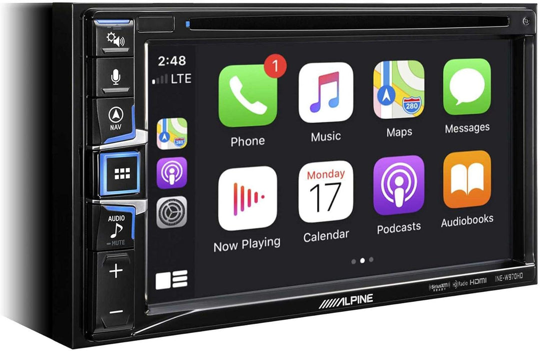 Alpine INE-W970HD 6.5" CD/DVD Receiver with GPS, CarPlay, and HDMI