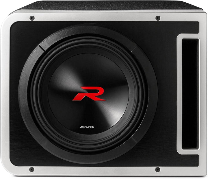 R2-SB10V Alpine Halo R-Series 10" Subwoofer Single Loaded Ported Enclosure 750W RMS 2 Ohm