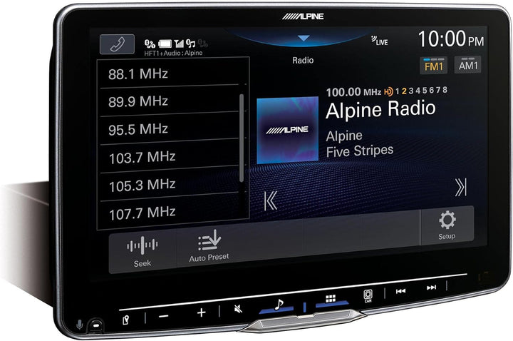 Alpine iLX-F509 Halo9 9" Floating HD Touchscreen Receiver with Wireless CarPlay and Android Auto