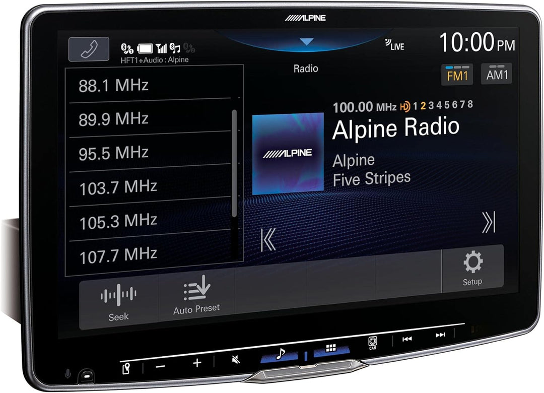 Alpine iLX-F511 Halo11 11" Floating HD Touchscreen Receiver with Wireless CarPlay and Android Auto