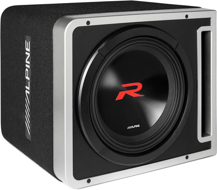 R2-SB12V Alpine Halo R-Series 12" Subwoofer Single Loaded Ported Enclosure 750W RMS 2 Ohm