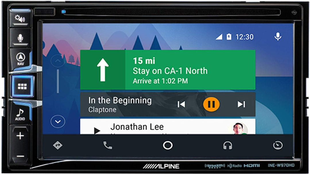 Alpine INE-W970HD 6.5" CD/DVD Receiver with GPS, CarPlay, and HDMI