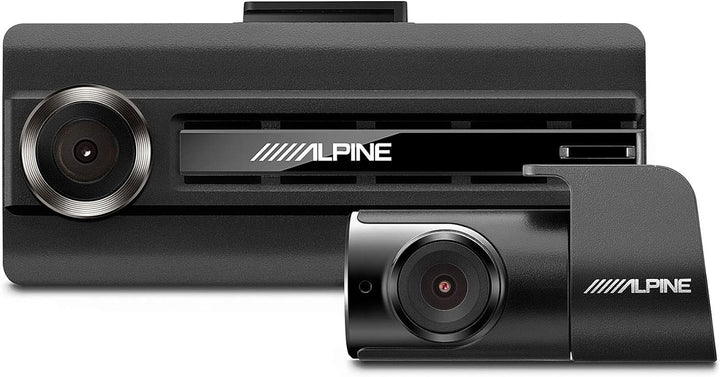 Alpine DVR-C310R 1080P Dash Camera Bundle (Front & Rear) with Impact Recording