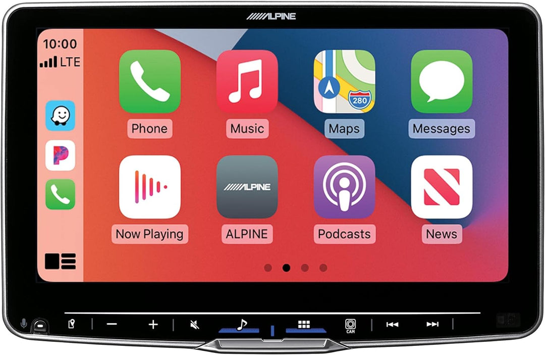 Alpine iLX-F509 Halo9 9" Floating HD Touchscreen Receiver with Wireless CarPlay and Android Auto