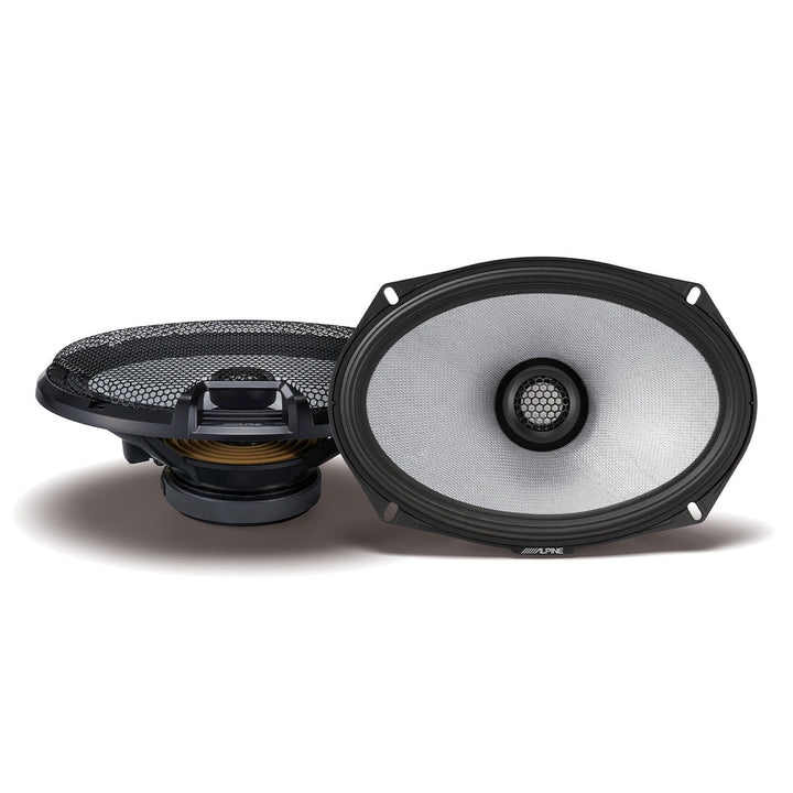 Alpine R2-S69 R-Series 6x9" Coaxial Car Speakers – High-Resolution Audio